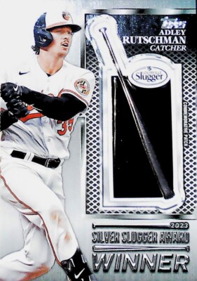 2024 TOPPS SERIES 2 SILVER SLUGGER AWARD PATCH CARD SS-ARU ADLEY RUTSCHMAN