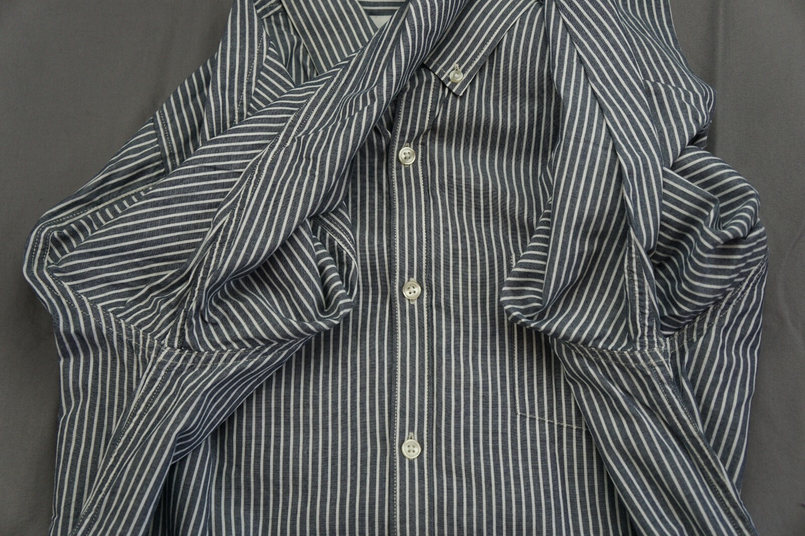 Lucky Brand White Label Fit Long Sleeve Button Fr… - image 6