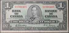 Canada P58b Dollar Fine+