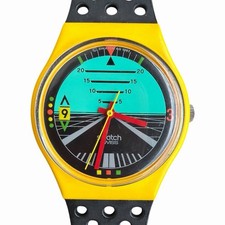 Vintage Swatch Watch FOLLOW ME GJ101 1987 Sta...