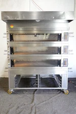 MIWE 2017 ELECTRIC CONDO TRIPLE DECK OVEN STEAM INJECTED ARTISIAN BREAD MOD CO3.