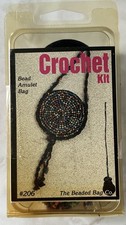 The Beaded Bag Co.  Spiral  Crochet Bead Amulet Bag DIY Kit with Instructions