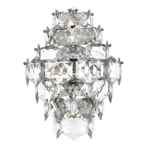 Elegant Lighting Adaline 18" Wall Sconce in Chrome - Picture 1 of 7