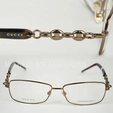 GUCCI EYEGLASSES GG 4251 TUV OPTICAL LENS MARINA CHAIN LOGO SIGNATURE