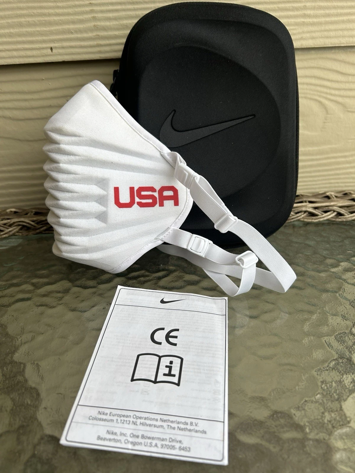 New! NIKE Venturer Performance Mask USA Olympics White *Medium*