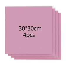 4 Pieces 3mm 30x30cm Paint-free Colorful Plywood for Model Making Laser Cutting 