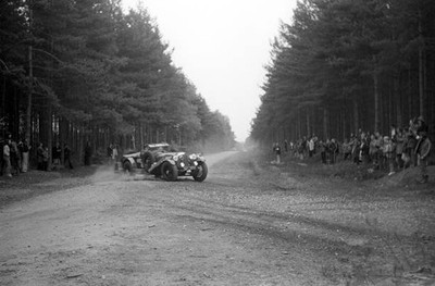 Keith Schellenberg Hamish Moffat Bentley 1930 tourer World Cup Ral- Old Photo 4