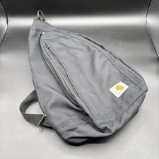 Carhartt Durable Crossbody Sling Bag w Tablet Sleeve Adjustable Strap Black