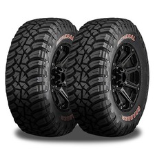 2 General Grabber X3 Red Letter 28570r17 121118q Off-road Mud Tires Suv 10 Ply