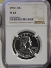 1960 US Proof Franklin Half 50c NGC PF67