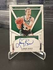 Larry Bird 2024-25 National Treasures Peerless Signatures Auto #32/35