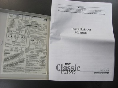 DSC Classic Series PC1555 Keypad Control Panel Enclosure New Never Installed