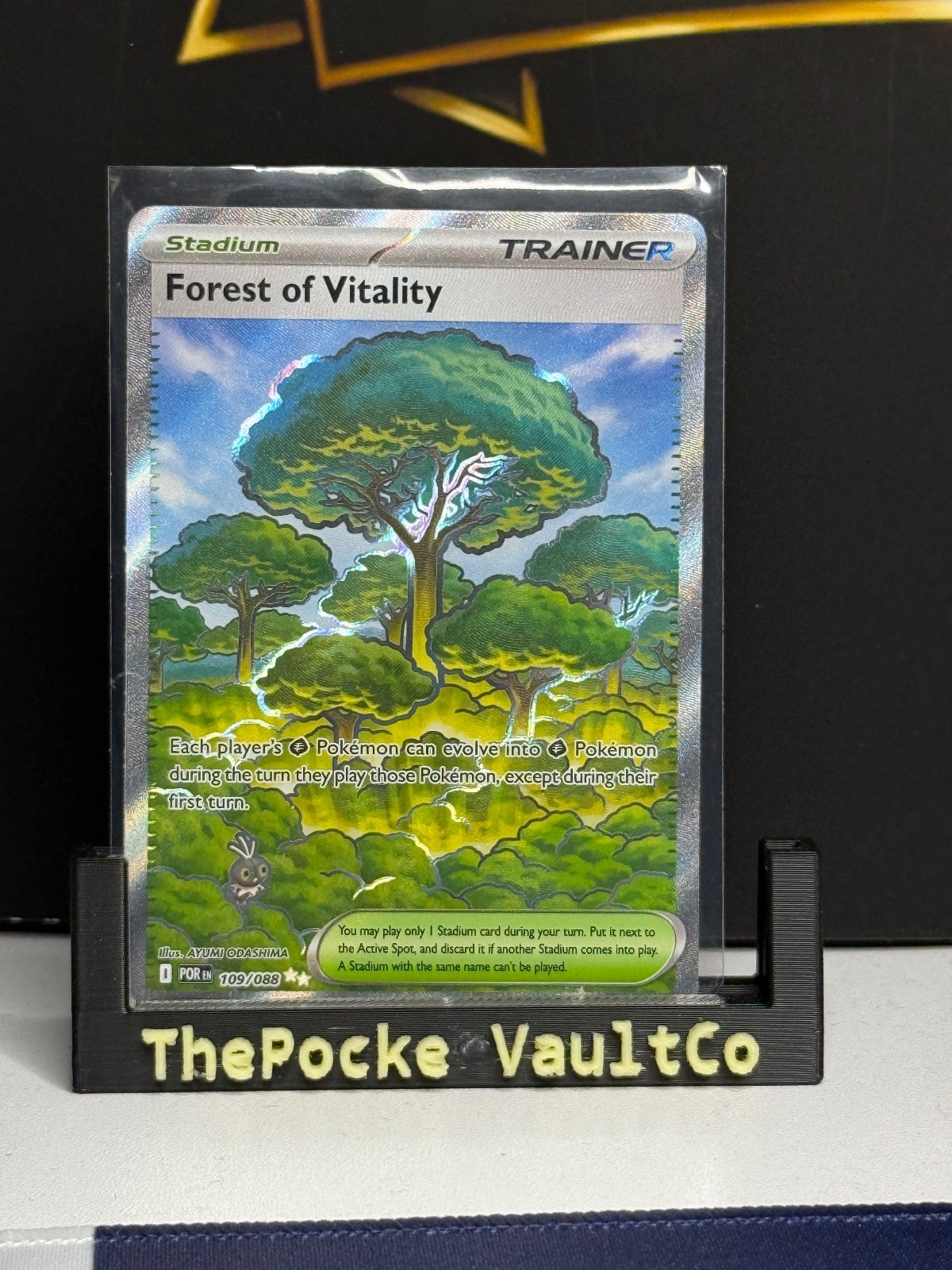 Forest of Vitality 109/088 Double Rare Perfect Order Pokemon Holo Near Mint