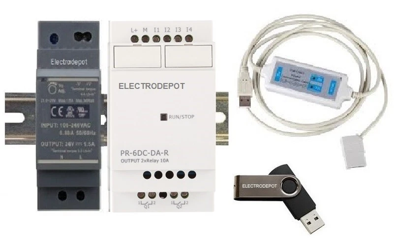 Ai Automation Basic Kit SPS Programmierfunktion Logiksoftware & Schnittstelle USB
