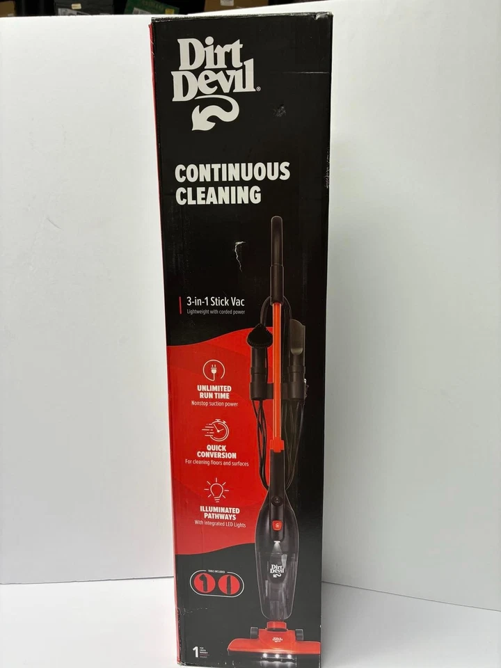 Dirt Devil 3-in-1 Lightweight Corded Stick and Handheld Multi-Surface Vacuum ... - Image 2 of 4