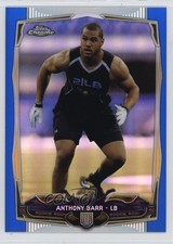 2014 Topps Chrome Blue Refractor 162/199 Anthony Barr #161 2g0