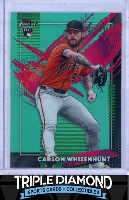 2026 Topps Finest Carson Whisenhunt Rookie Rare Aqua Refractor #027/199 E211