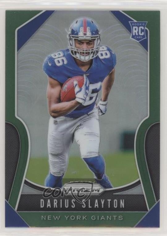 2019 Panini Prizm Rookies Green Prizm Darius Slayton #356 3pu
