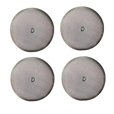 French Press filters 4.5 inch for 50 Oz/1.5 Liter/12cups 50oz screens, Silver 