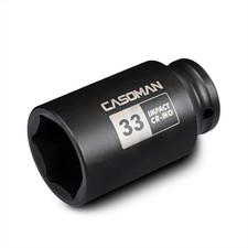 Casoman 12 Drive X 33 Mm Deep 6 Pt Impact Socket Cr-mo 12-inch Drive 6 Poin Casoman 12 Drive X 33 Mm Deep 6 Pt Impact Socket Cr-mo 12-inch Drive 6 Poin