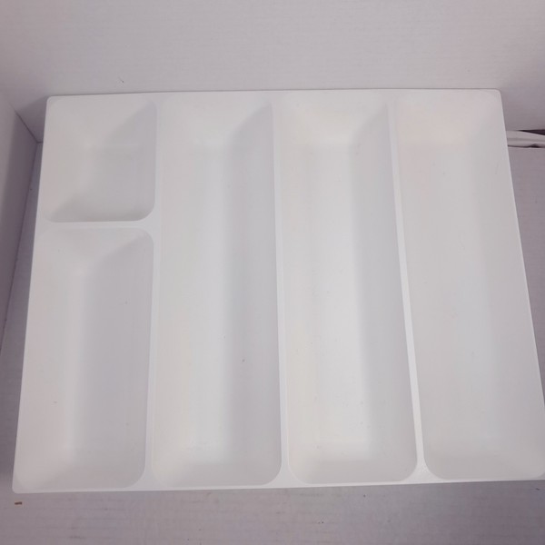 IKEA VARIERA Utensilios de Cocina Cubiertos Bandeja Blanco Plástico Cubiertos Organizador