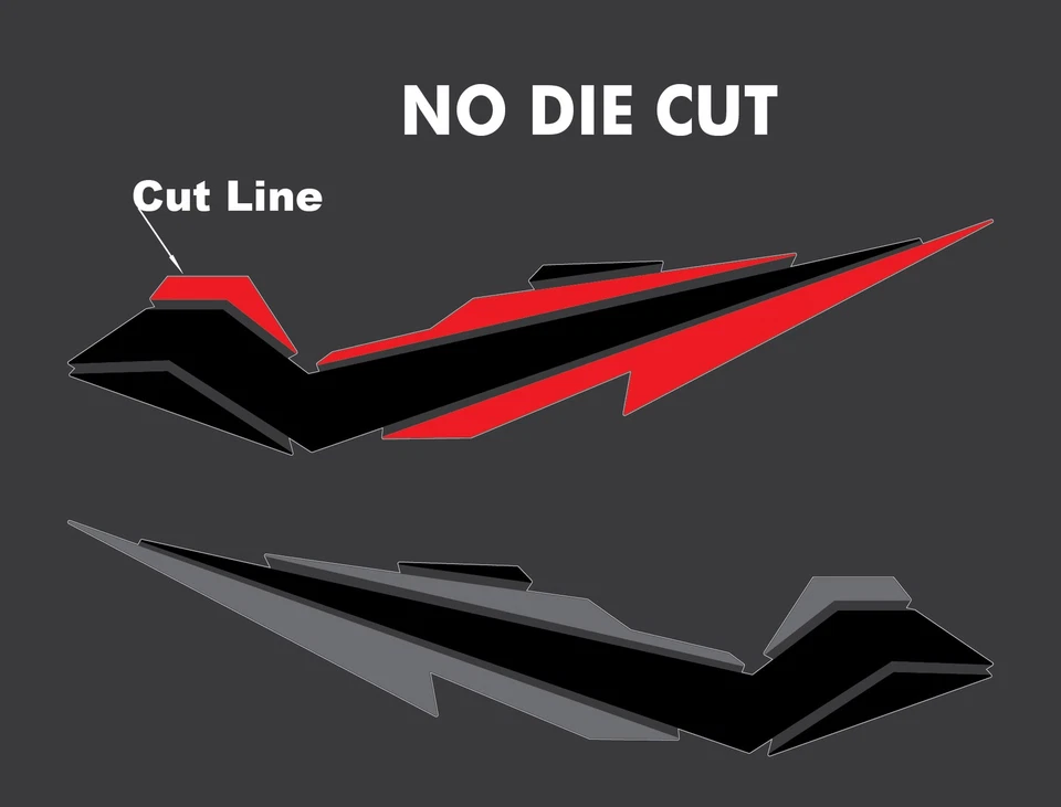 Calcomanías adhesivas laterales brillantes de vinilo para automóvil calcomanías de carrocería a rayas de carreras Camaro universal PLATEADO Foto 2 de 4