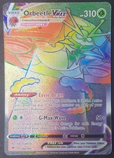 Pokémon TCG Orbeetle VMAX Vivid Voltage 186/185 Holo Secret Rare NM 