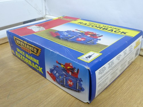 WARHAMMER40K:SPACE MARINE💥RAZORBACK RHINO&3BIKE💥1994OOP KIT MADE GAME WORKSHOP - Picture 21 of 21