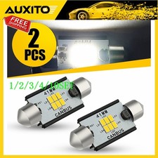 41mm 578 212-2 Led Inside Dome Map Light Upgraded 3030 Smd Festoon Bulbs 110set