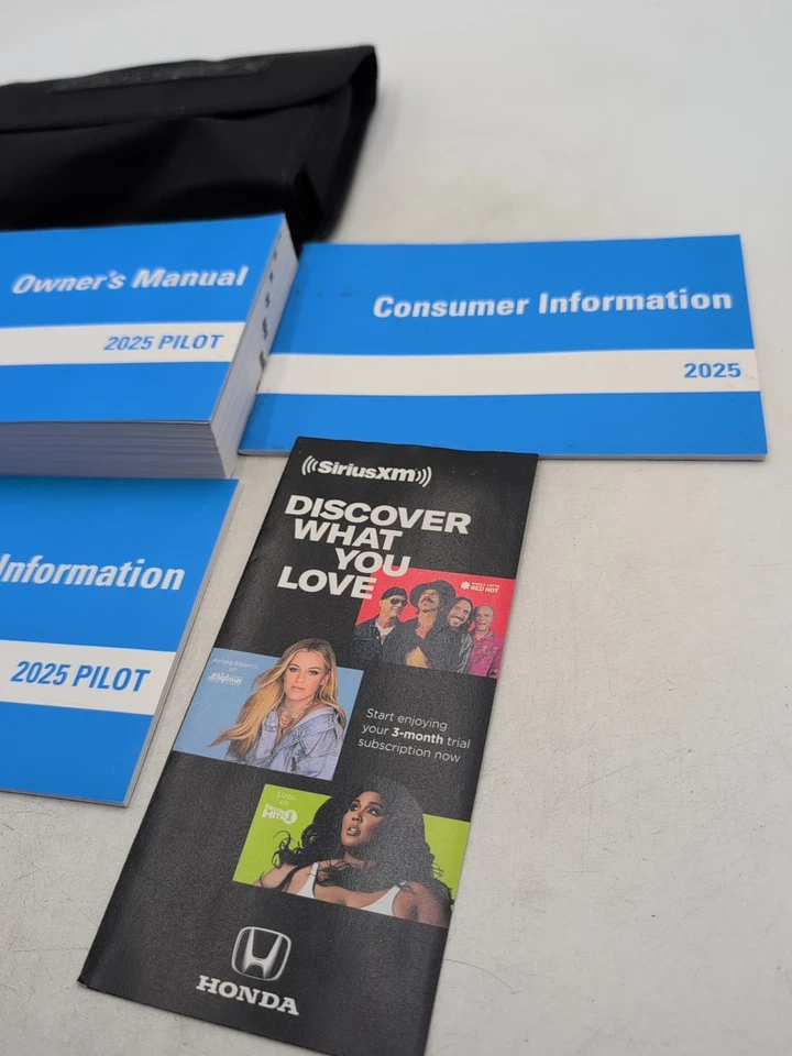 Honda Pilot 2025 caja manual del propietario garantía Sirius  Foto 3 de 3