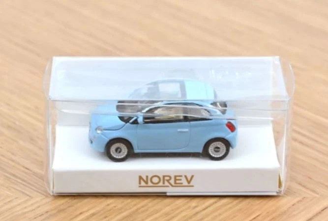 NOREV, FIAT 500 2008 Bleu, échelle 1/87, NOREV770064 - Photo 2/2