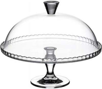 Glasschale mit einem Glasschirm auf einem Bein 32cm Pasabahce