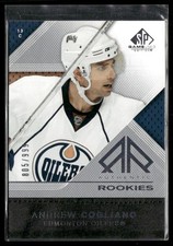 2007-08 SP Game Used Andrew Cogliano RC /999 #152 Edmonton Oilers