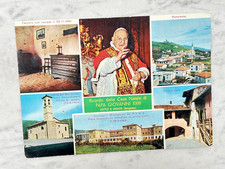 RICORDO DELLA CASA NATALE DI PAPA GIOVANNI XXIII VECCHIA CARTOLINA OLD POSTCARD