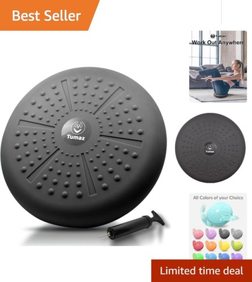 #ad Wobble Cushion Wiggle Seat for Kids Enhances Focus amp; Posture 13in Black $38.94