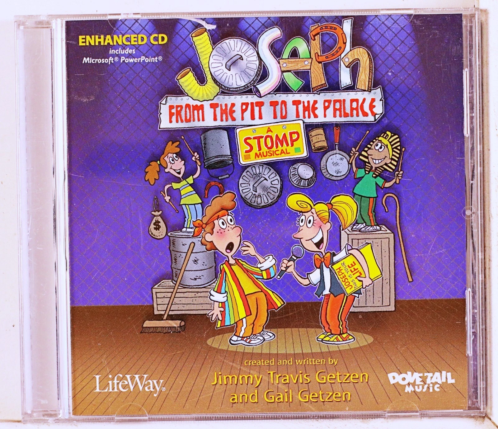 A Stomp Musical Joseph From the Pit to the Palace -CD Ships WITH or WITHOUT Case