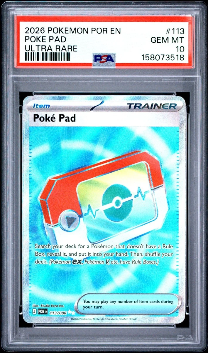 Trainer-Item Pokémon TCG Ultra Rare Grade 10 Individual