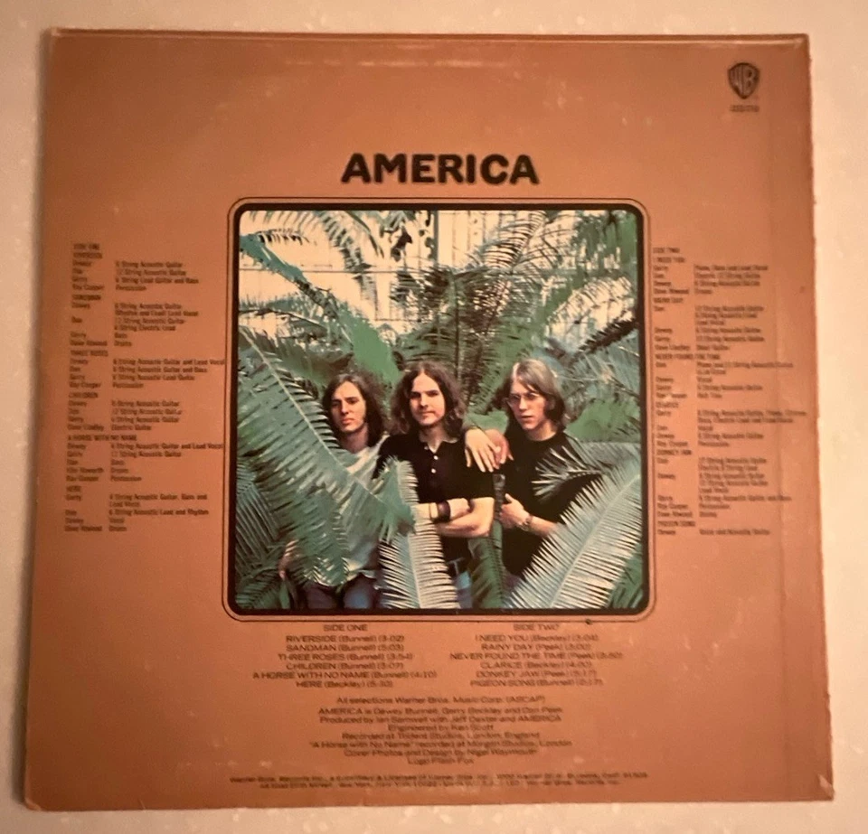 America-By America-Original-Vinyl-Record-LP - Image 2 of 3