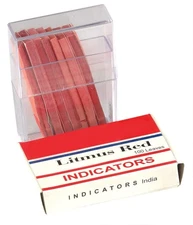 Red Litmus Paper, Pack of 100 Strips.