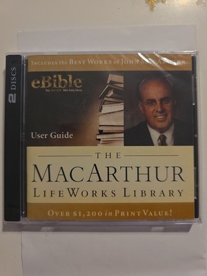 The Macarthur Lifeworks Library 2003 CD-ROM by John Macarthur - New - Ships Free