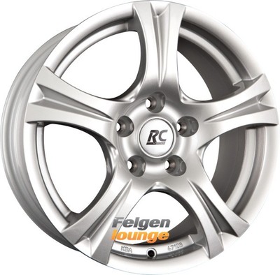 4x Brock / RC RC14 Texar Crystal Silver (KS) 7.5x17 ET30 6x114.3