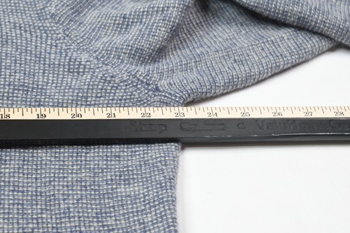 J.Crew Mock Neck Sweater Mens Large Gray Blue Lambswool Long Sleeve Slim Fit - 第 7/11 張圖片