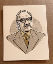 TYLER STOUT GENE HACKMAN GOLD HANDBILL ROYAL TENENBAUMS PROS & CONS XII SOLD OUT