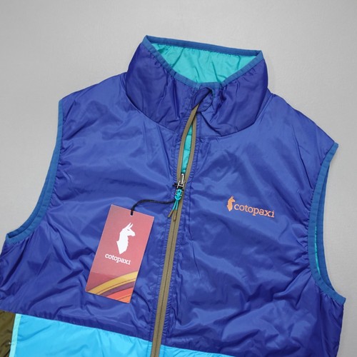 Cotopaxi Teca Calido Vest Full-Zip Colorblock Reversible The Wave Men's Size S