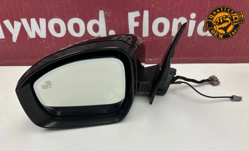 2013-17 LAND RANGE ROVER L405  LEFT SIDE REAR VIEW MIRROR W/ BLIND SPOT & CAMERA