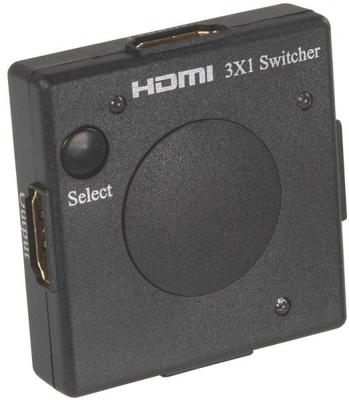 NEW ZENITH VR3001SWHD BLACK 3 WAY 3 INPUT 1 OUTPUT HDMI SWITCHER BOX 6320287