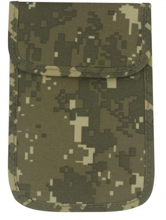 RF / RFID Shielding Cell Phone Case Function Bag Porch Canvas Camo Olive 8900206 - Image 4 of 4