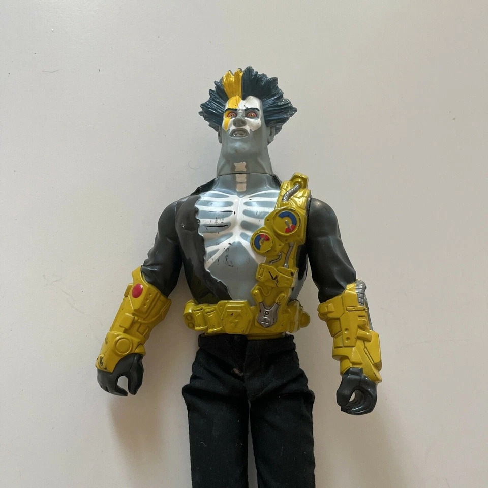 ACTION MAN Villain Tempest 2001 Hasbro 33cm Electro Yellow Blue Action Figure — 第 2/4 张图片
