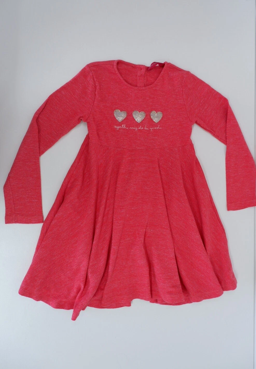 Abito da pattinatore per ragazze Agatha Ruiz De La Prada età 8 anni logo rosa manica lunga