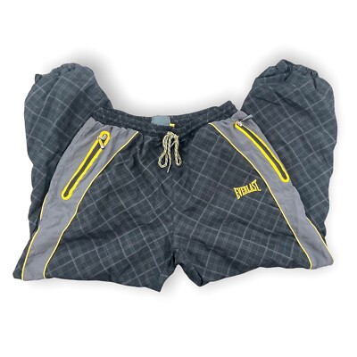 Everlast vintage Trackpants Gr. XL Hose 2000er Trainingshose Grau MU1